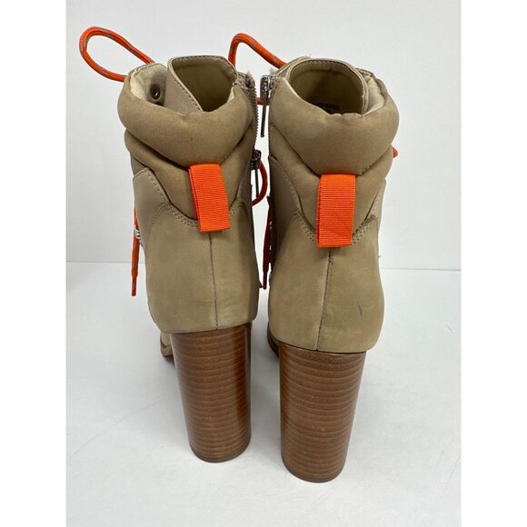 Steve Madden Size 10M Karey Leather Pointed Toe Ankle Boots 4" Heel - Picture 7 of 11